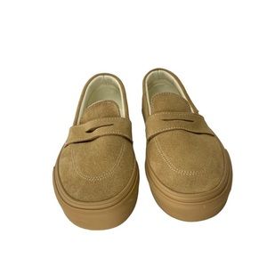 Vans Style 53 Shoe Tan Suede Slip On Size 7.5